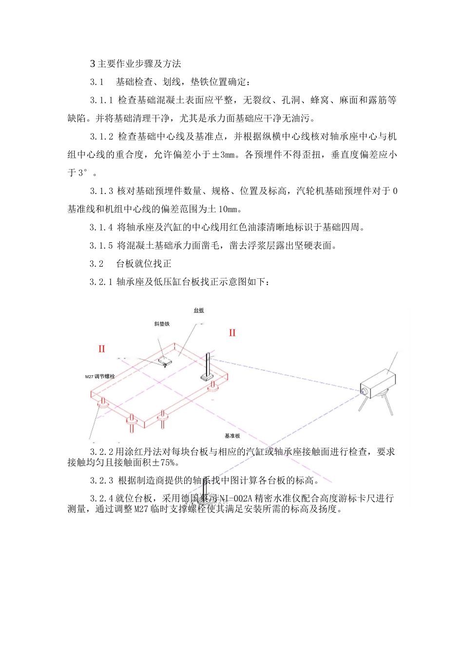发电厂项目——汽轮机本体安装方案_第2页
