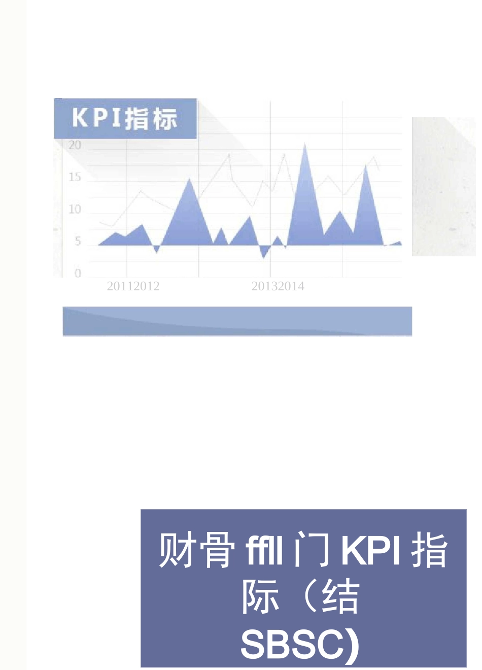 财务部门KPI指标(结合BSC)_第1页