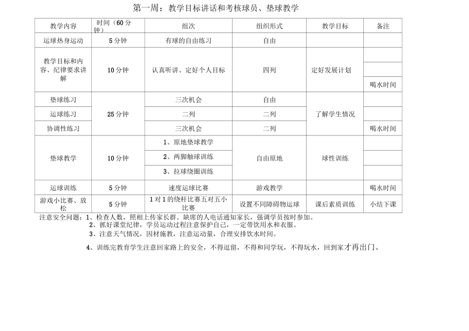 足球课程安排计划_第2页