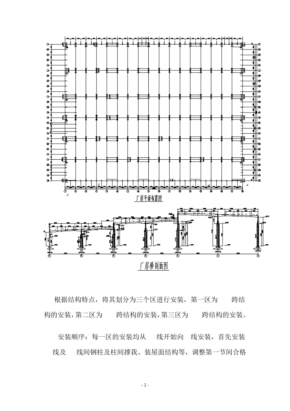 钢结构厂房门式刚架结构安装施工技术方案_第2页