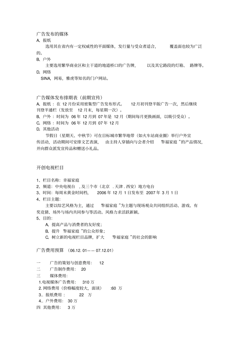 广告投放计划书范本_第3页