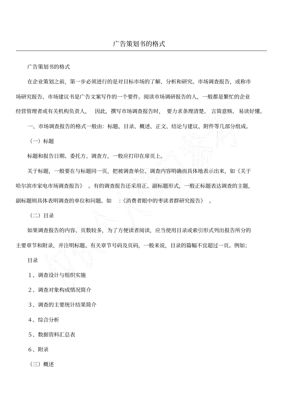 广告策划书的格式_第1页