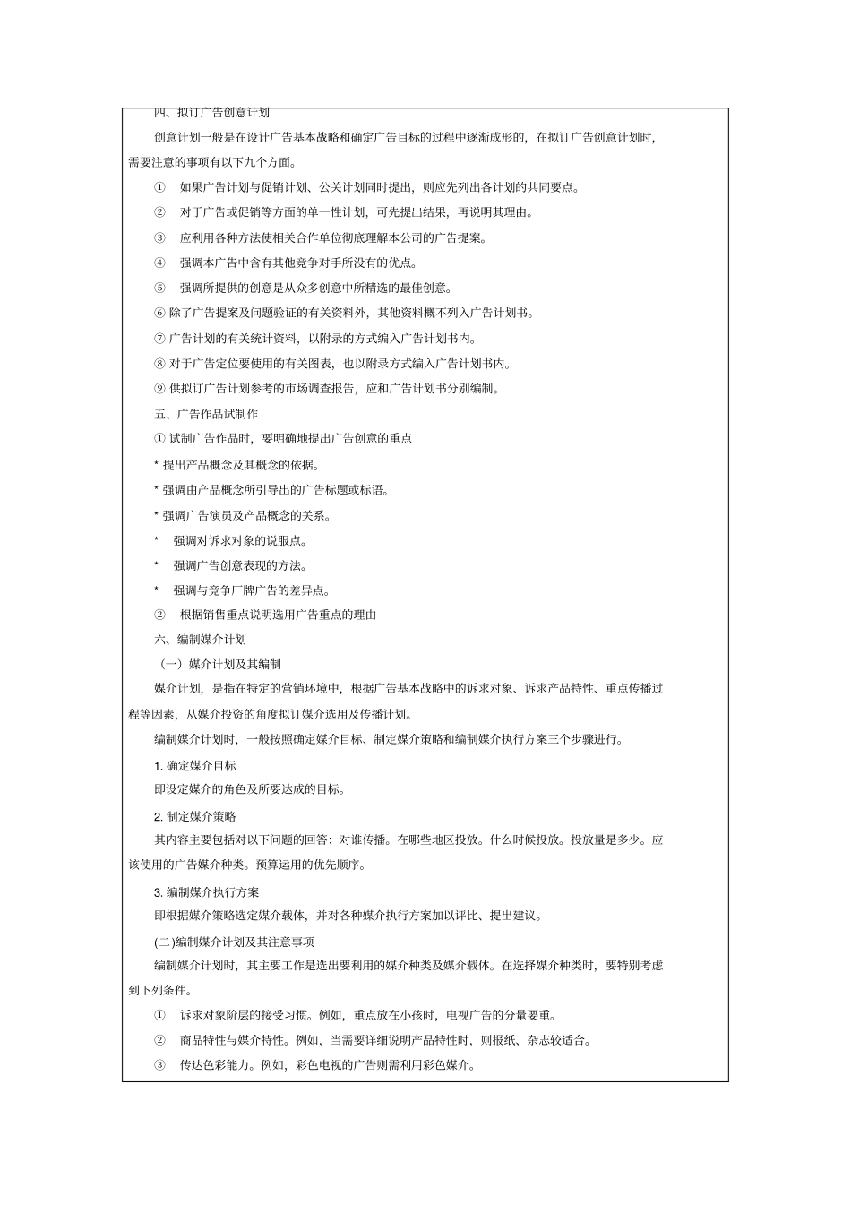 广告计划书编制专业技术方案_第2页