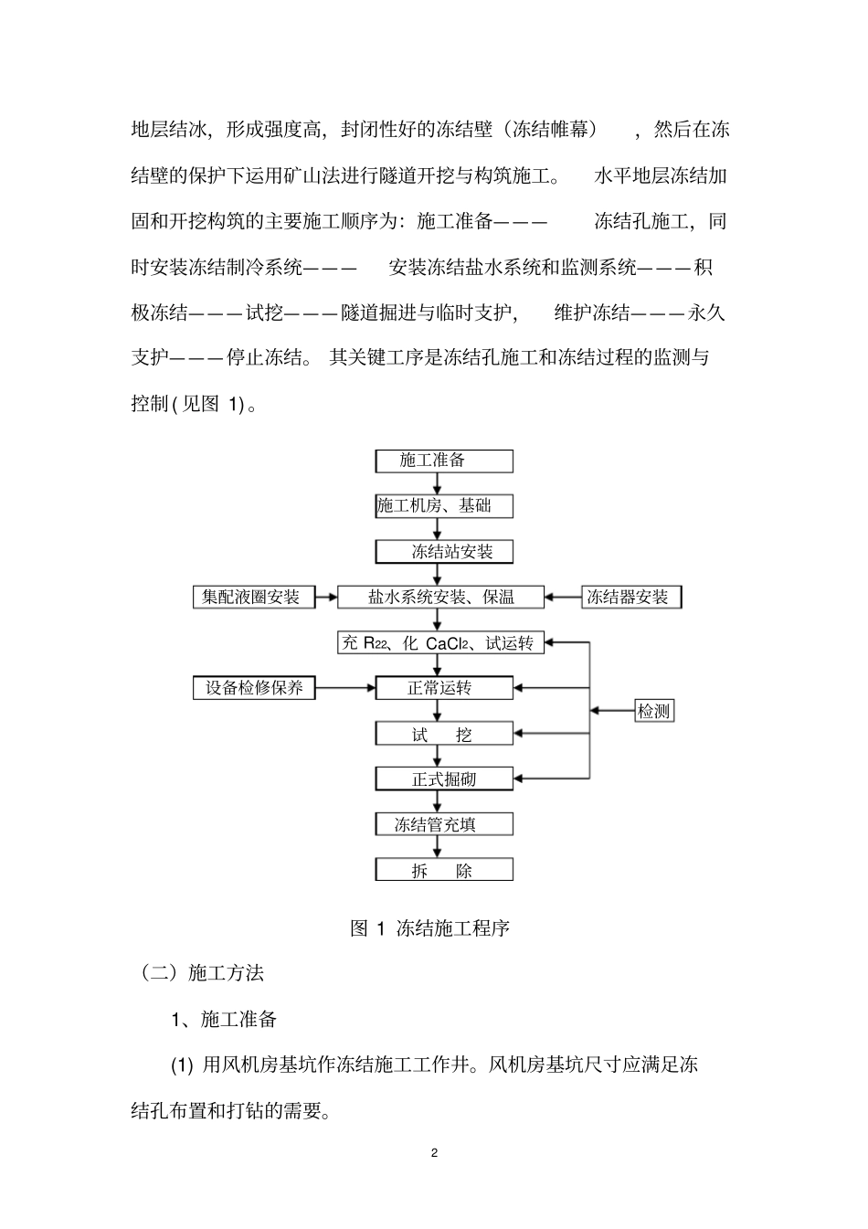 广州地铁水平冻结法施工工法_第2页
