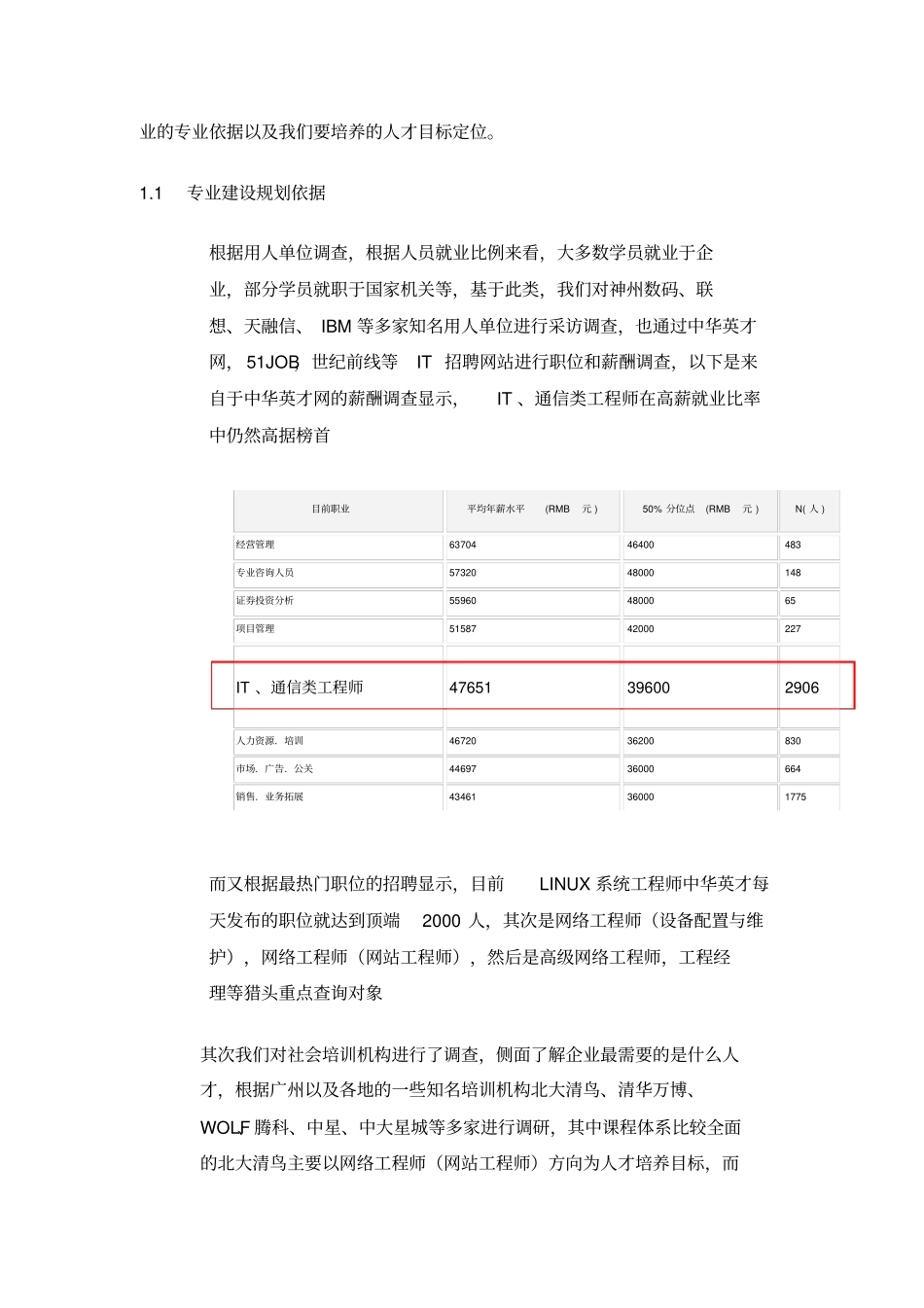 广州松田职业学院计算机网络专业发展规划_第3页