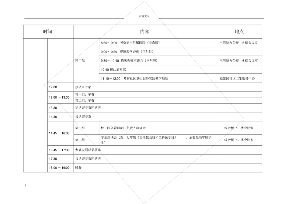 广西医科大学临床医学专业认证日程安排_第3页