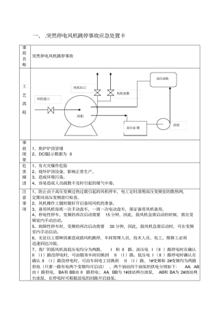应急处置卡化产
