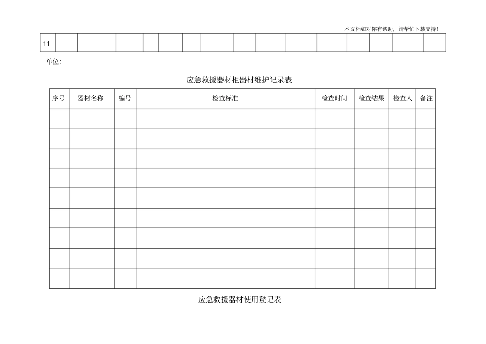 应急救援器材台账_第2页