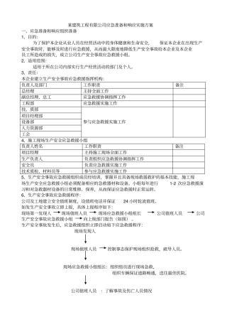 应急救援实施方案a祥解