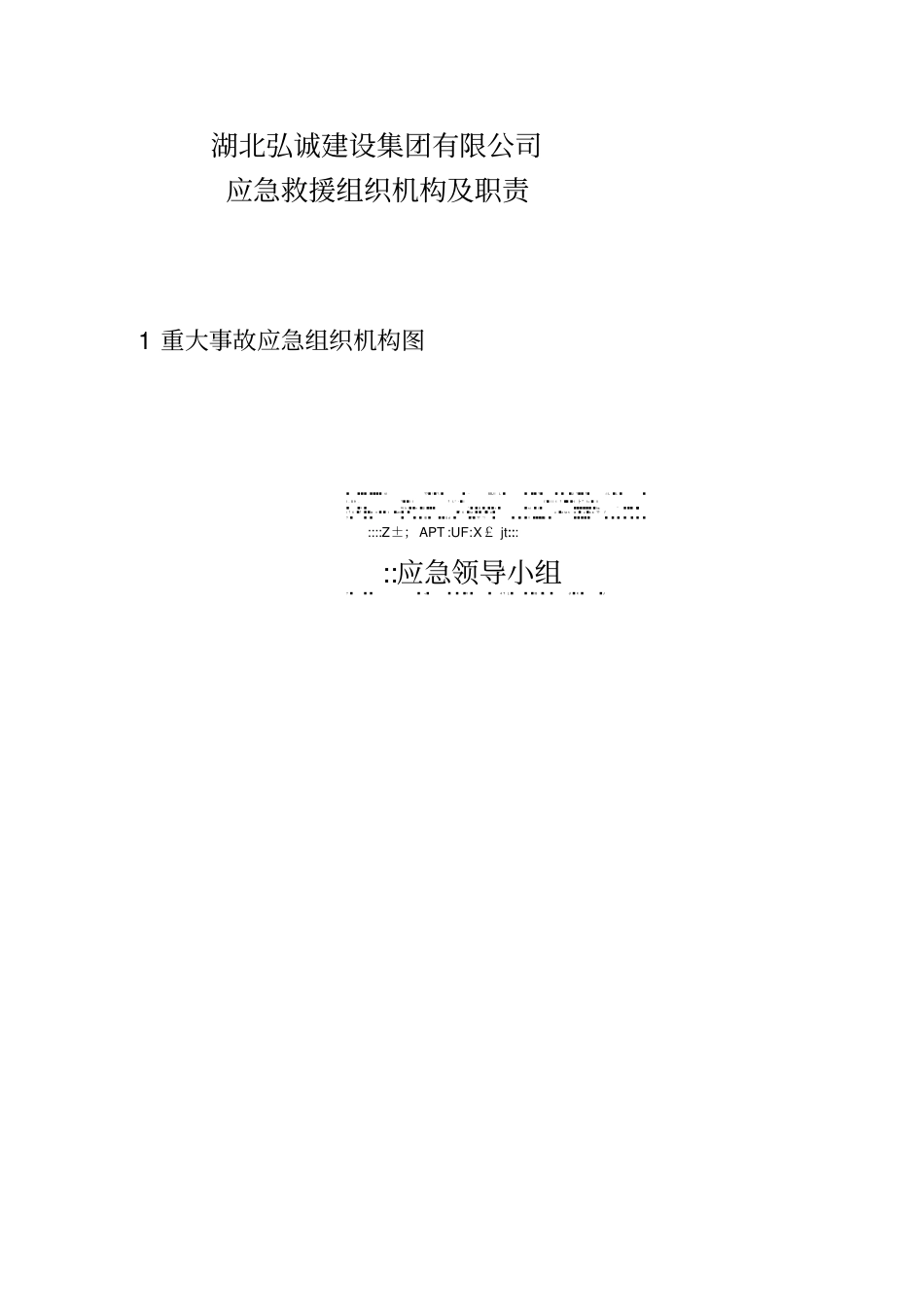 应急救援组织机构及职责_第1页