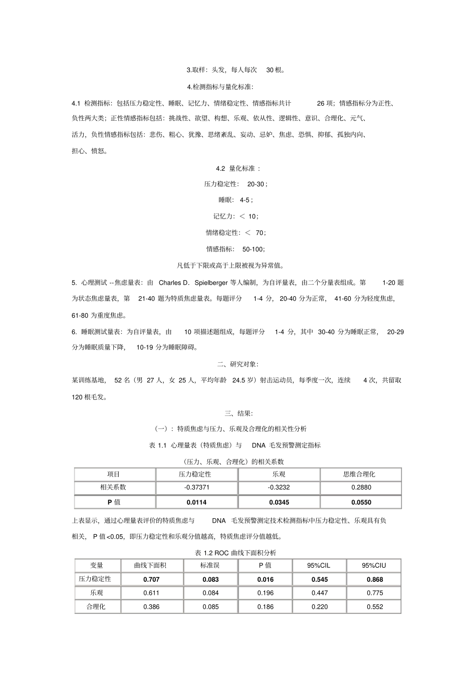 应用全息医学DNA微磁预警测定技术对射击运动员焦虑和睡眠状态调查分析_第2页