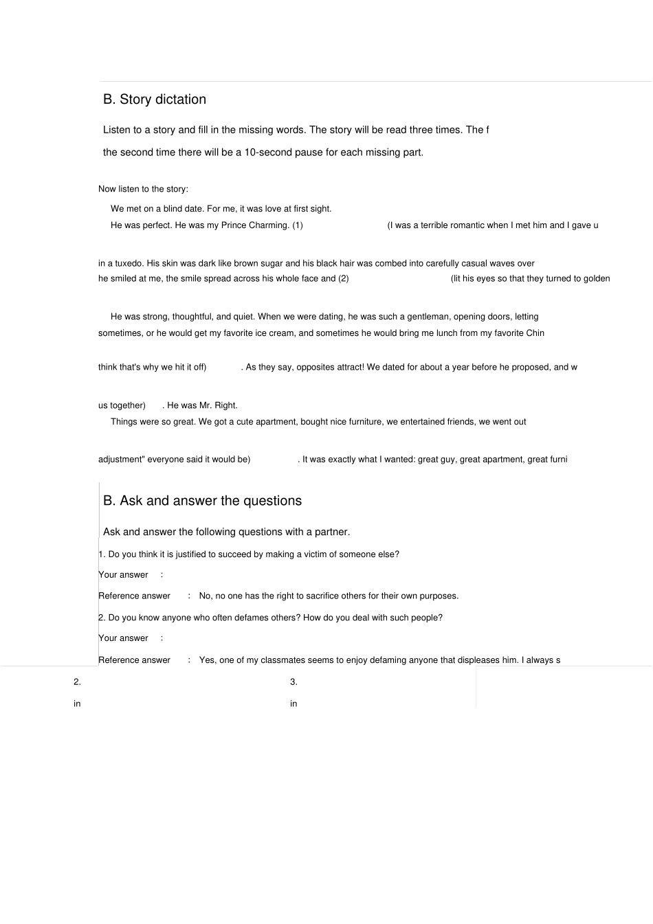 应用型大学英语视听说教程答案供参考_第1页