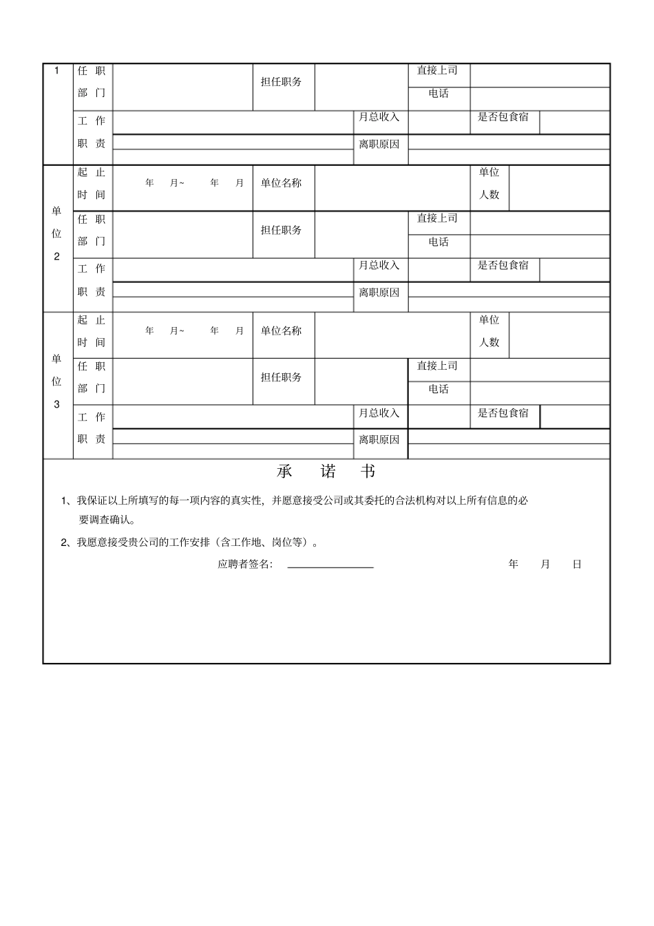 应聘人员信息登记表_第2页
