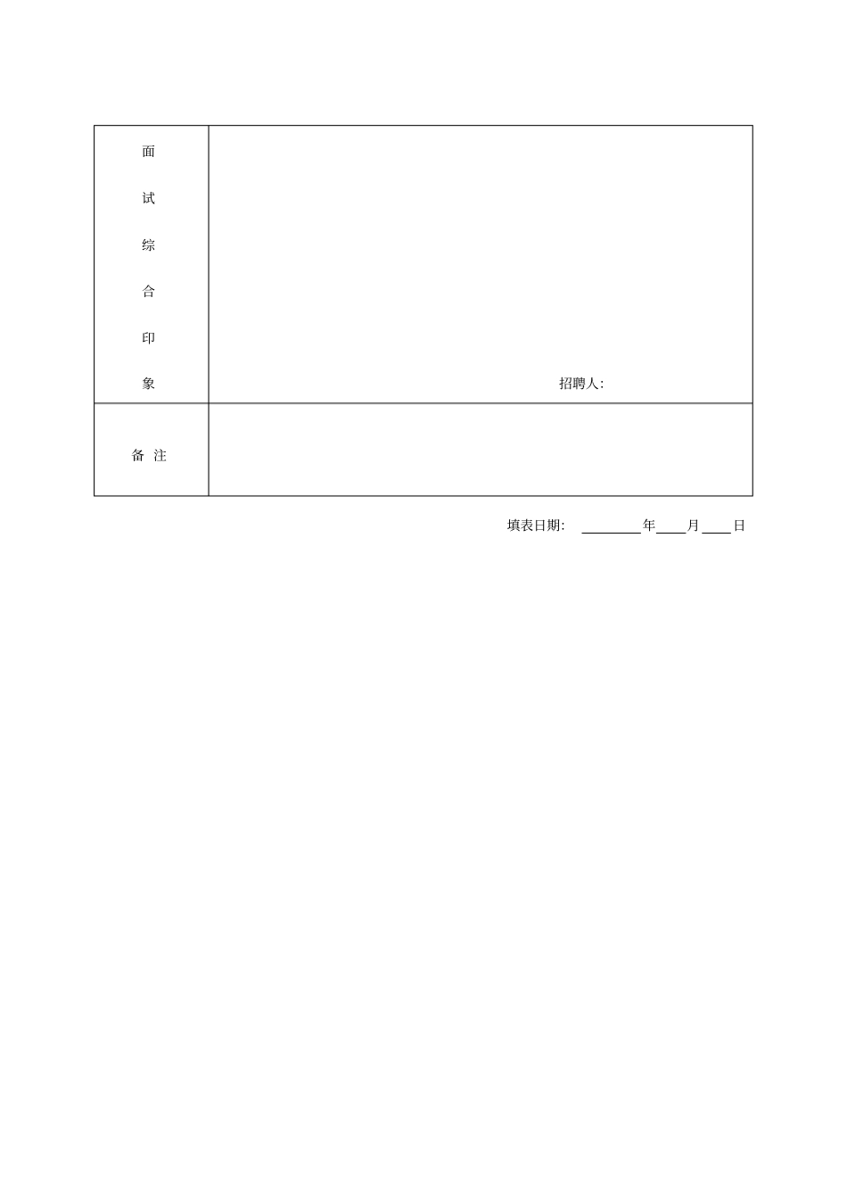 应聘人员考核表_第3页