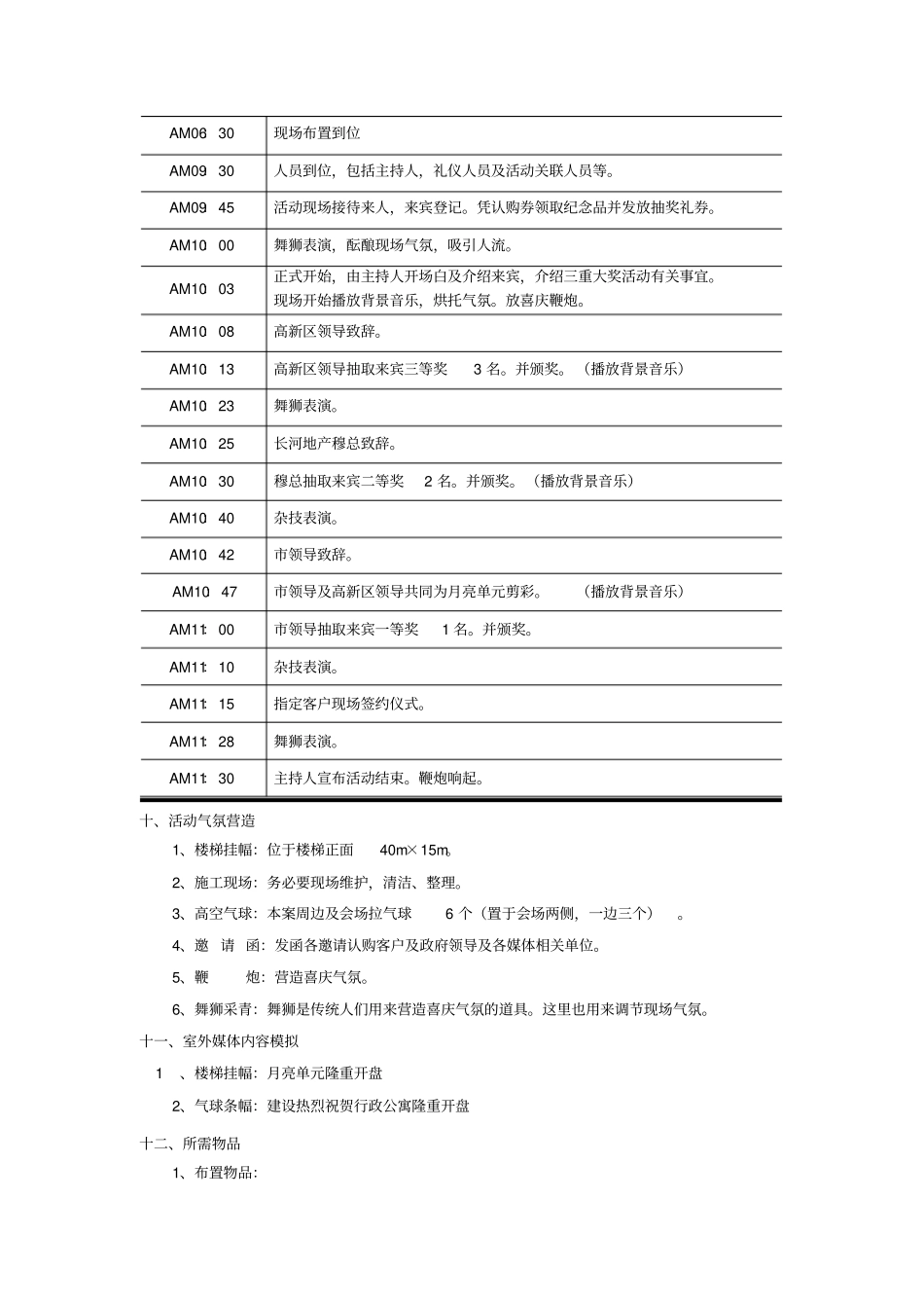 座花园开盘执行方案_第2页