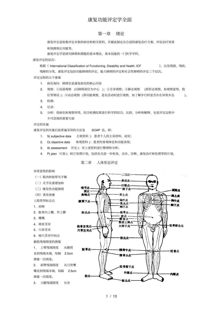 康复功能评定学全面_第1页
