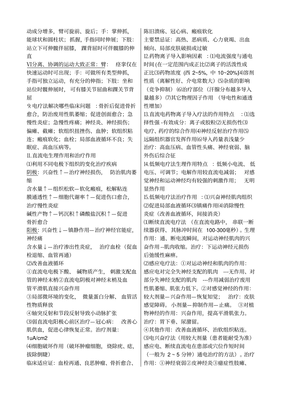 康复医学复习要点_第2页