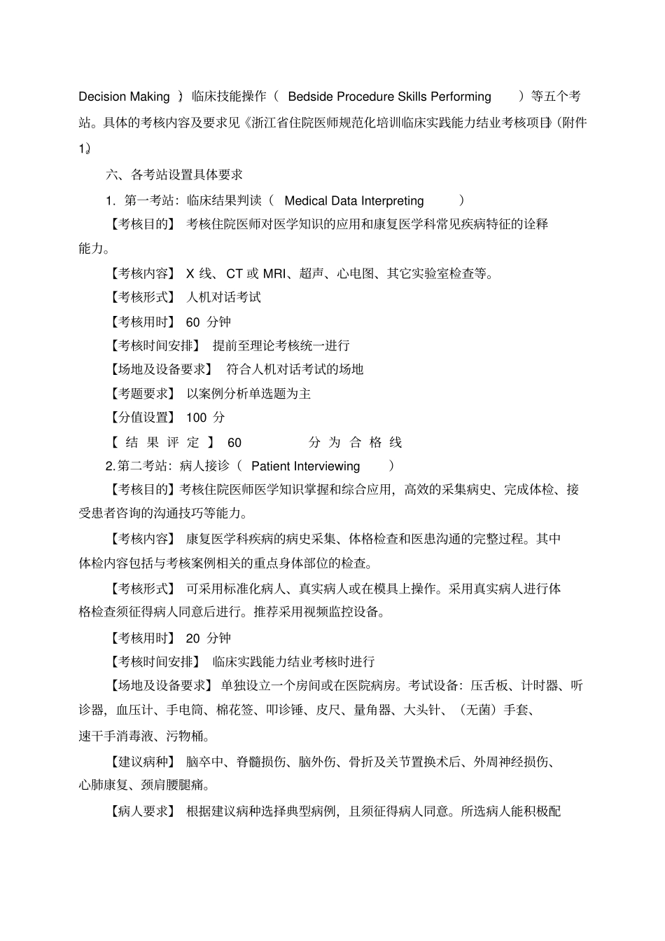 康复医学科住院医师规培临床实践技能复习指导_第2页