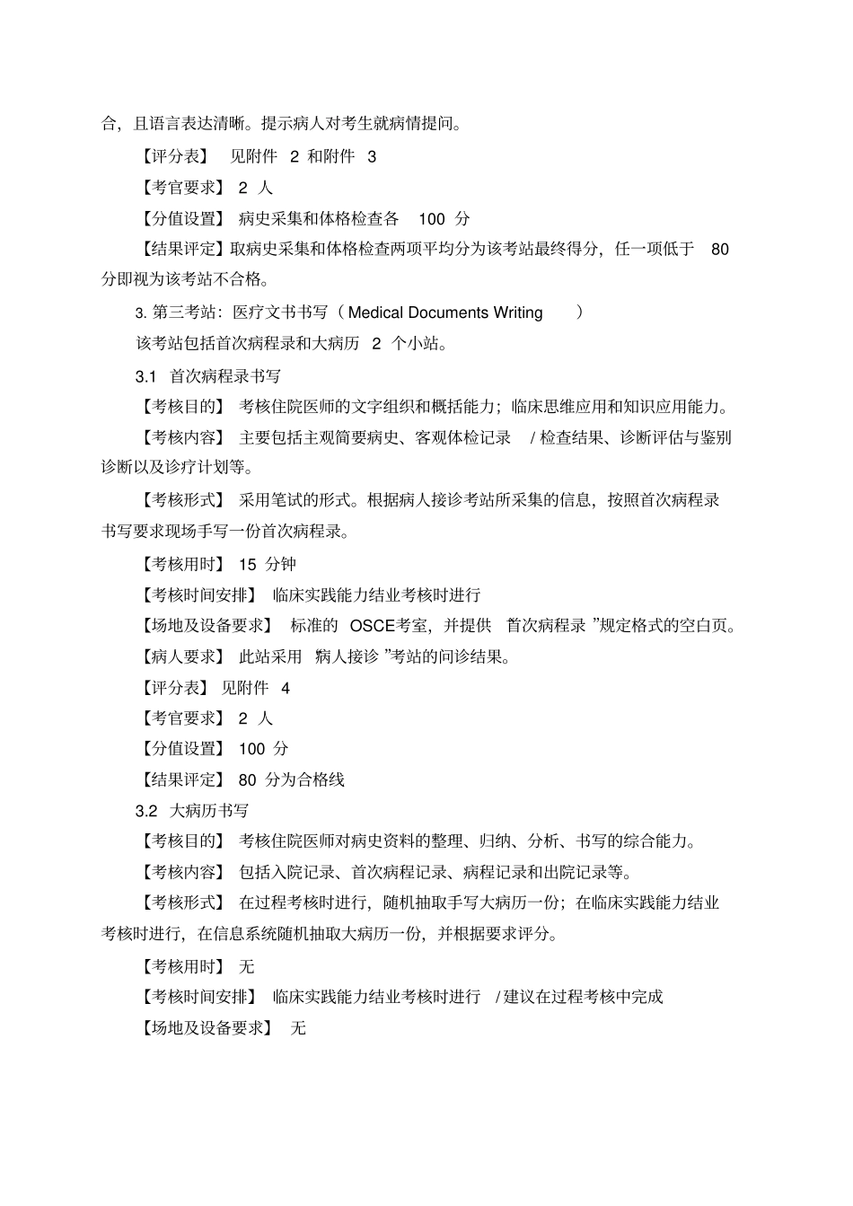 康复医学科住院医师规培临床实践技能复习指导_第3页