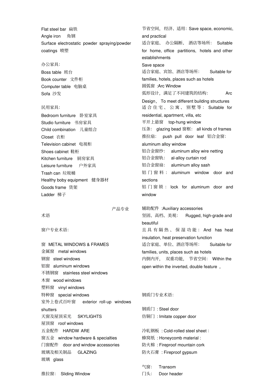 建材类专业英语词汇解析_第2页