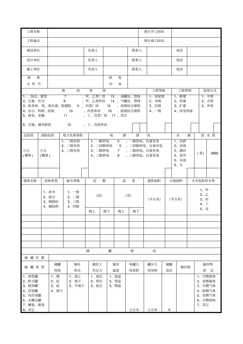 建筑内部装修防火审核申报表_第2页