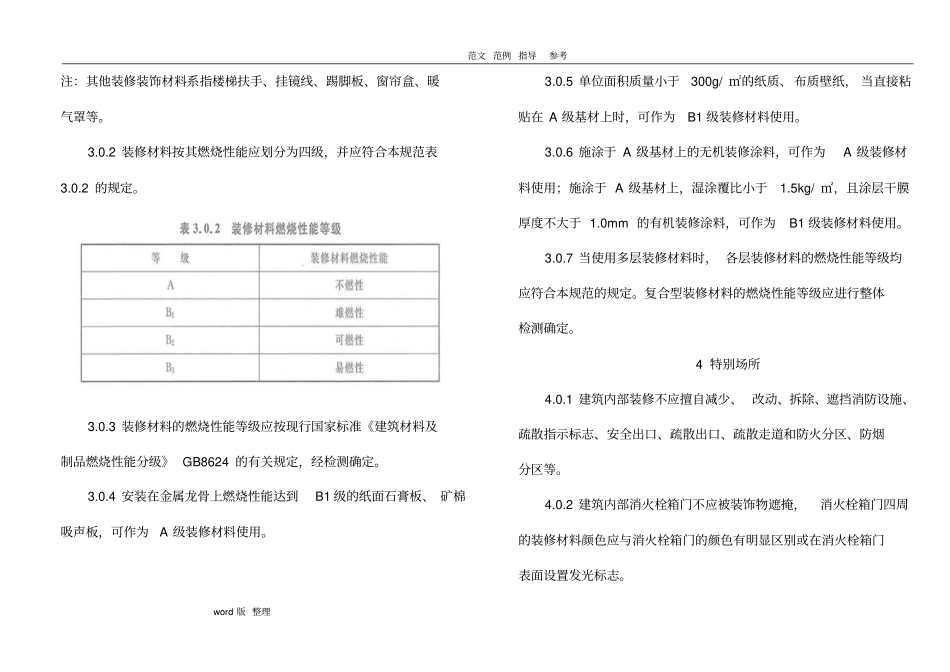 建筑内部装修设计防火规范_第2页