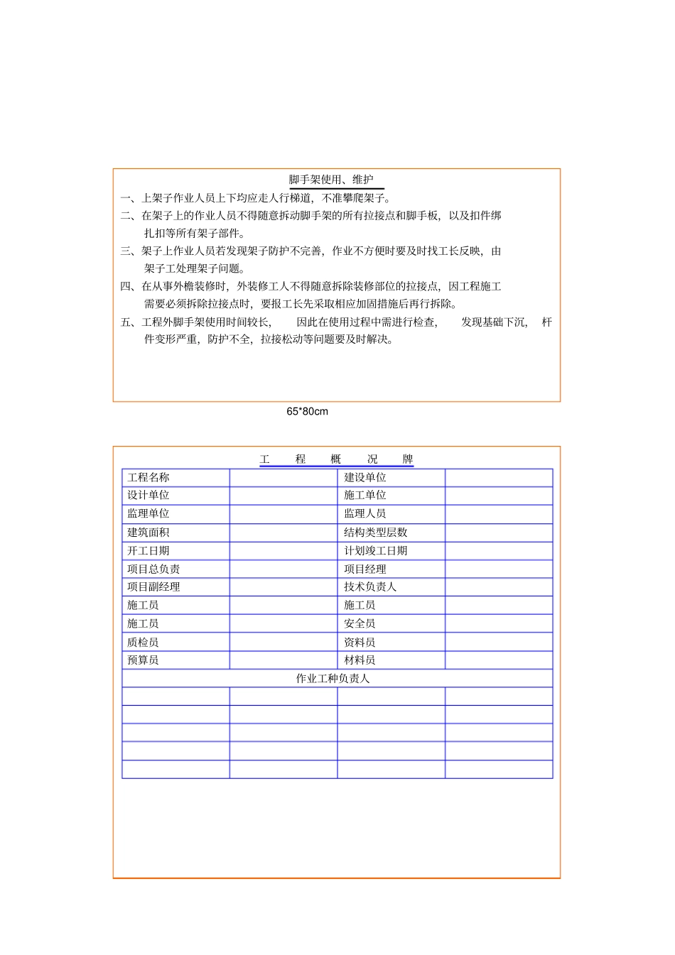 建筑工地安全文明施工标牌全套_第3页
