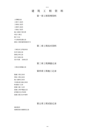 建筑工程全套介绍