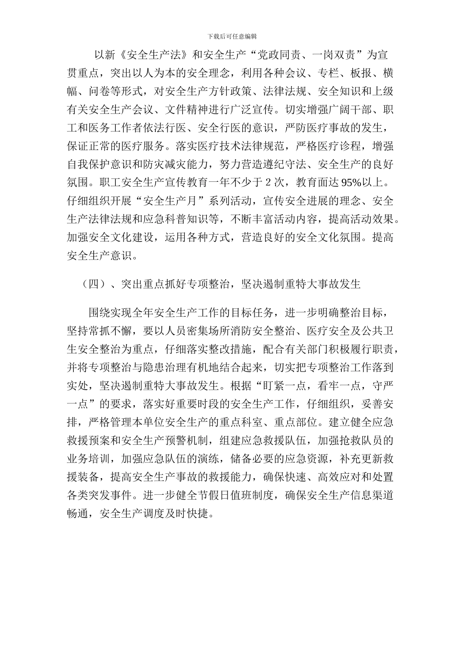 2024年卫生院安全生产工作要点_第3页