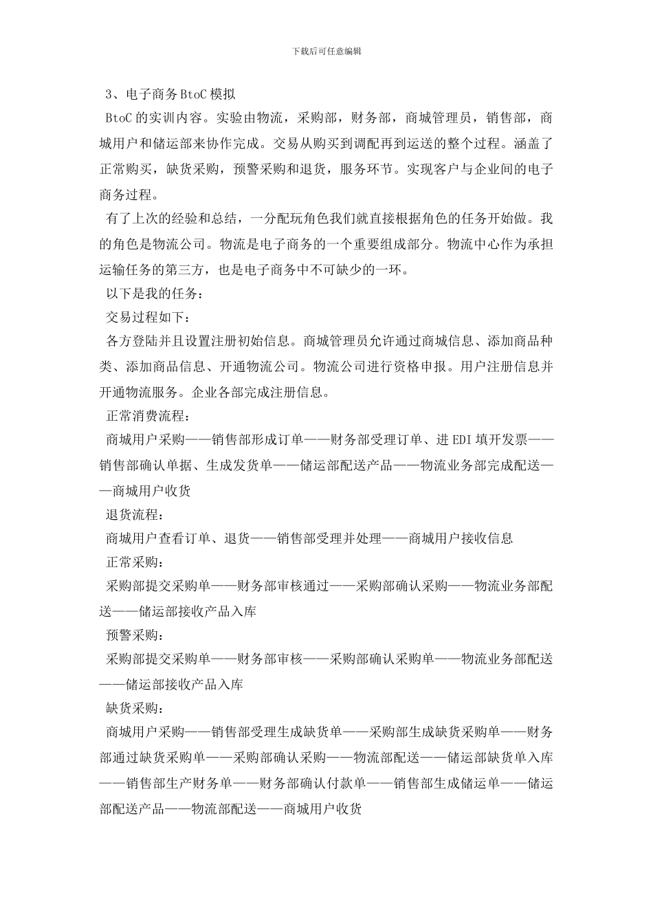 2024年大学生电子商务实习报告范文_第3页