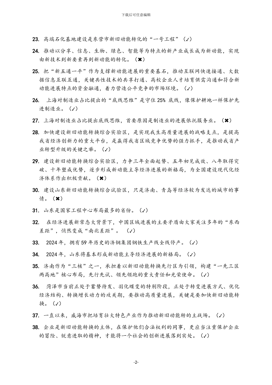 2024年山东省继续教育答案99分_第2页