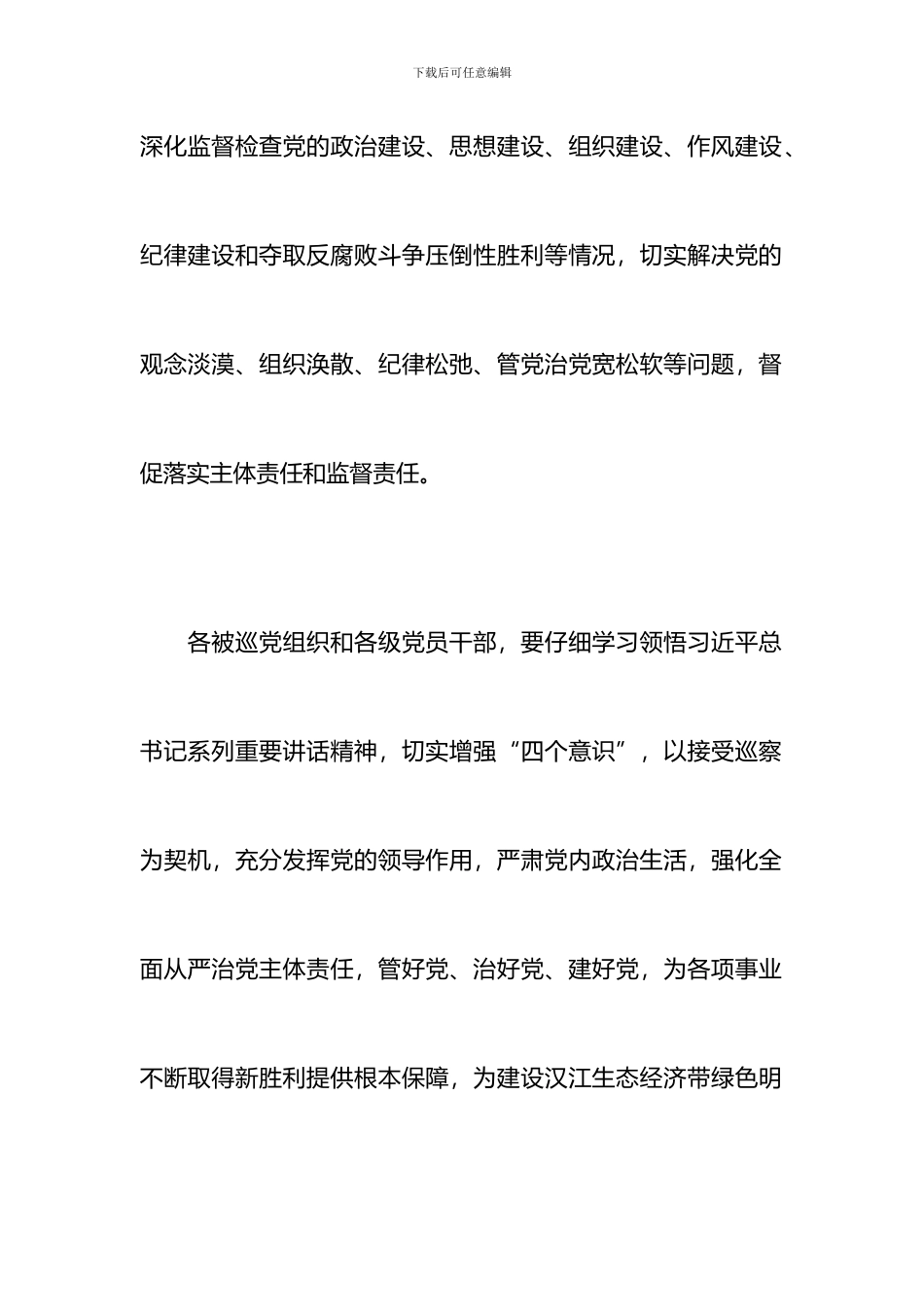 2024年巡视组市委巡察工作动员会汇报材料_第3页