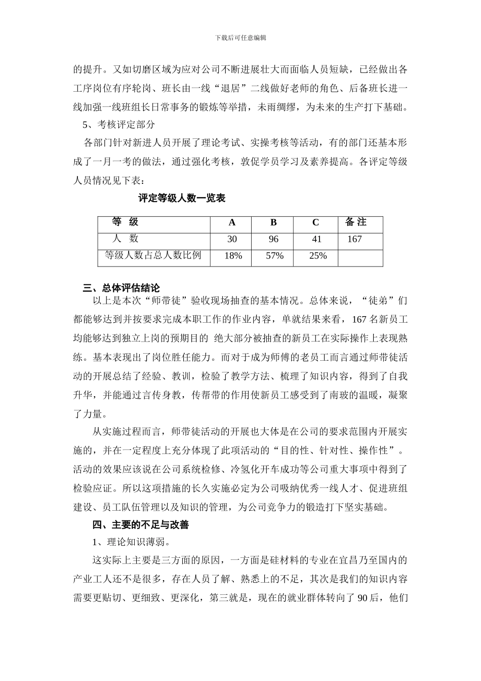 2024年师带徒活动总结评估报告_第3页