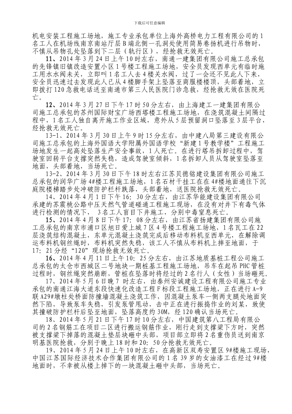 2024年度全省建筑工地生产安全事故_第2页