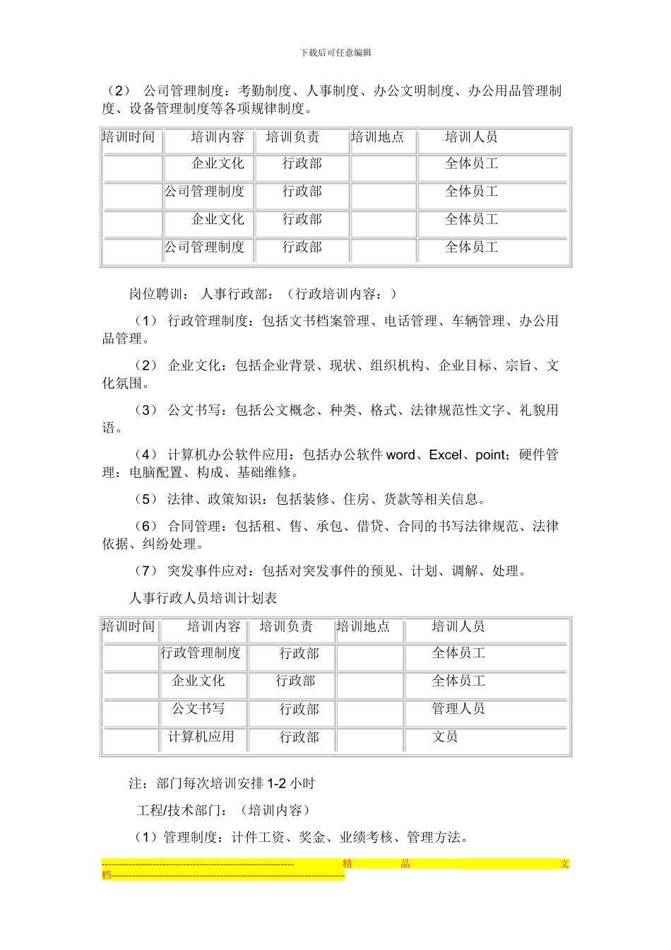 2024年度培训计划方案_第2页