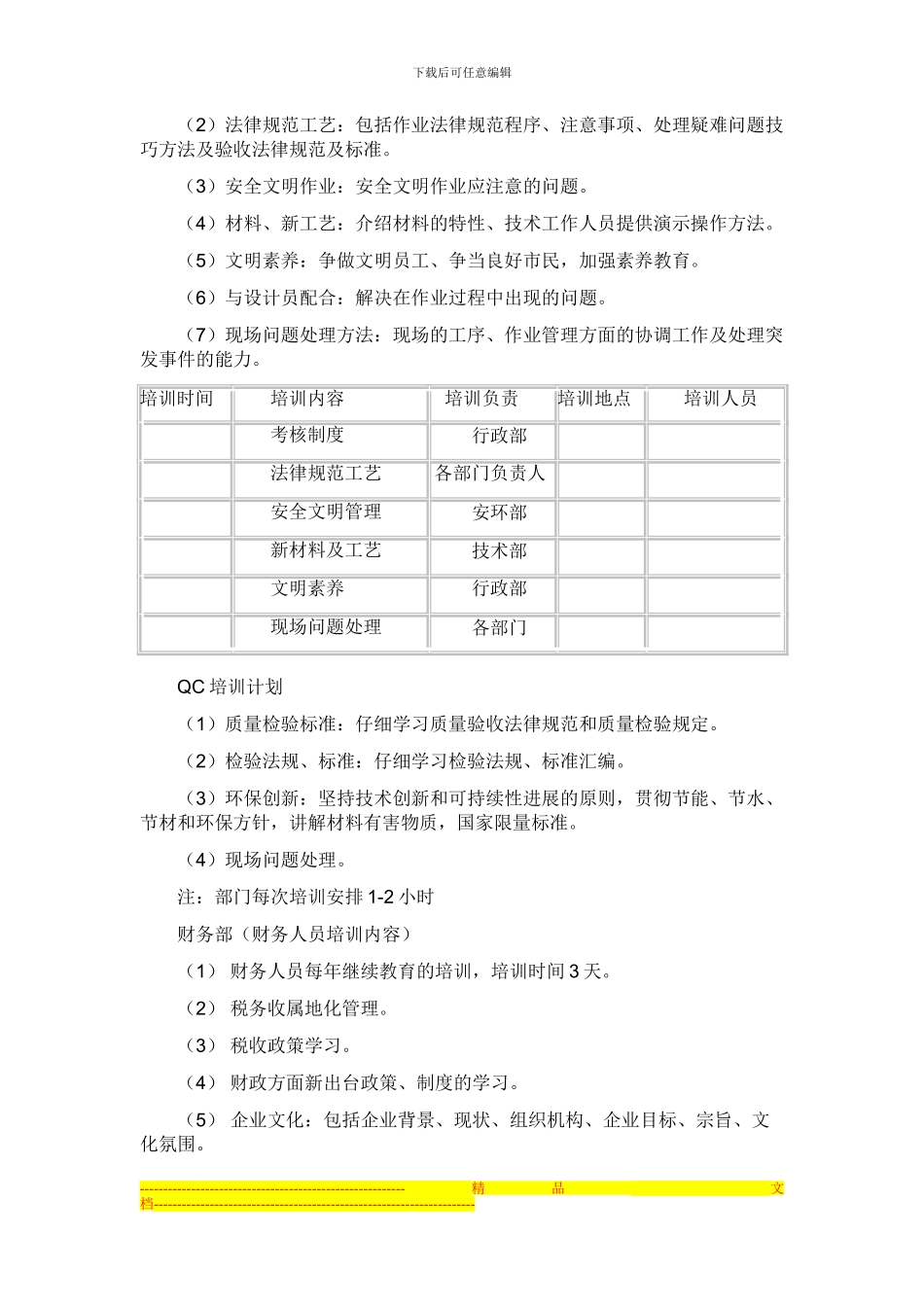 2024年度培训计划方案_第3页