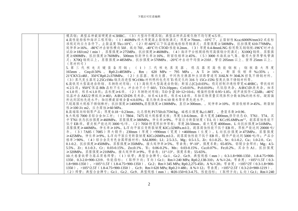 2024年技术改造重点方向汇总表_第2页