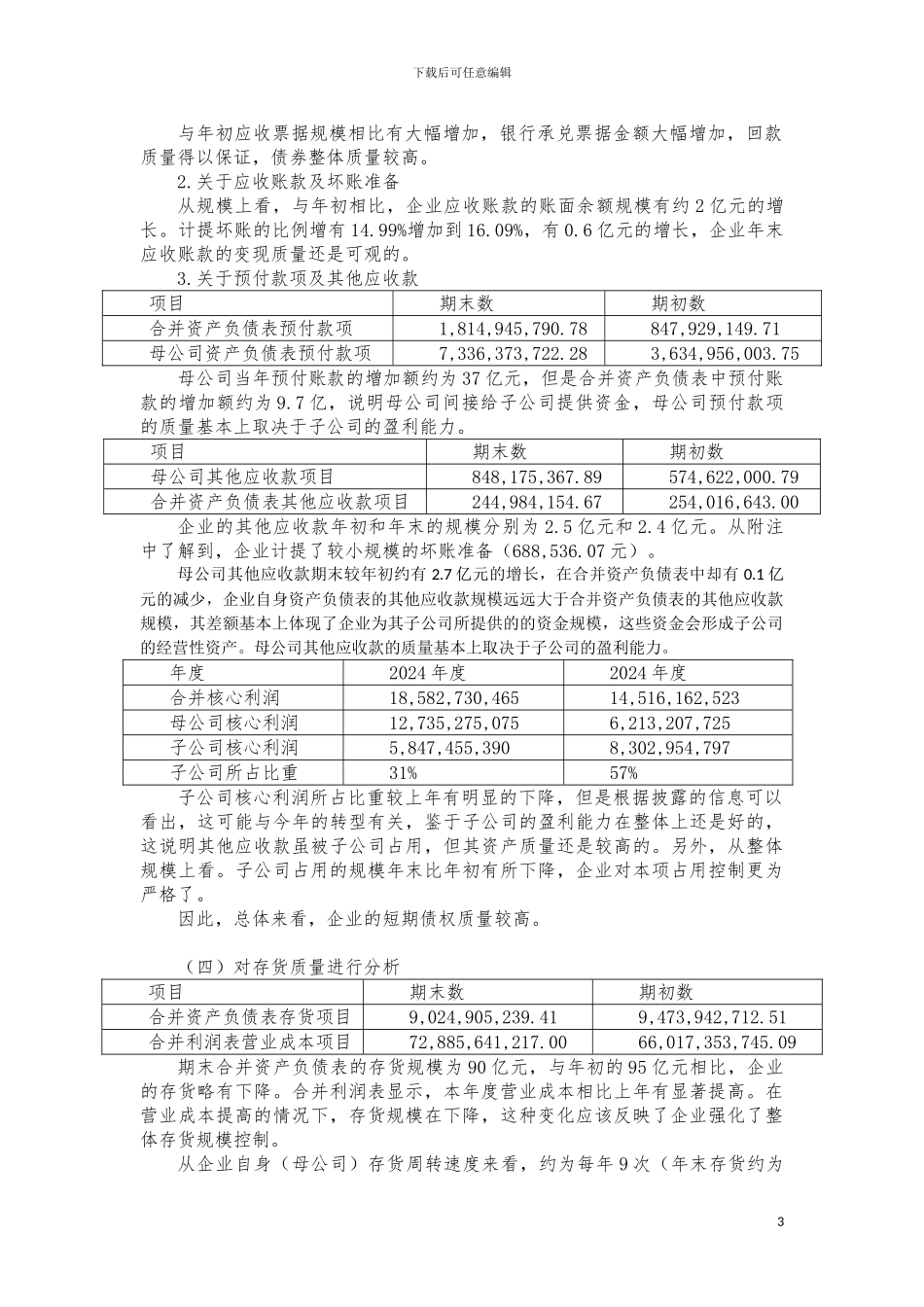 2024年格力电器资产质量分析_第3页