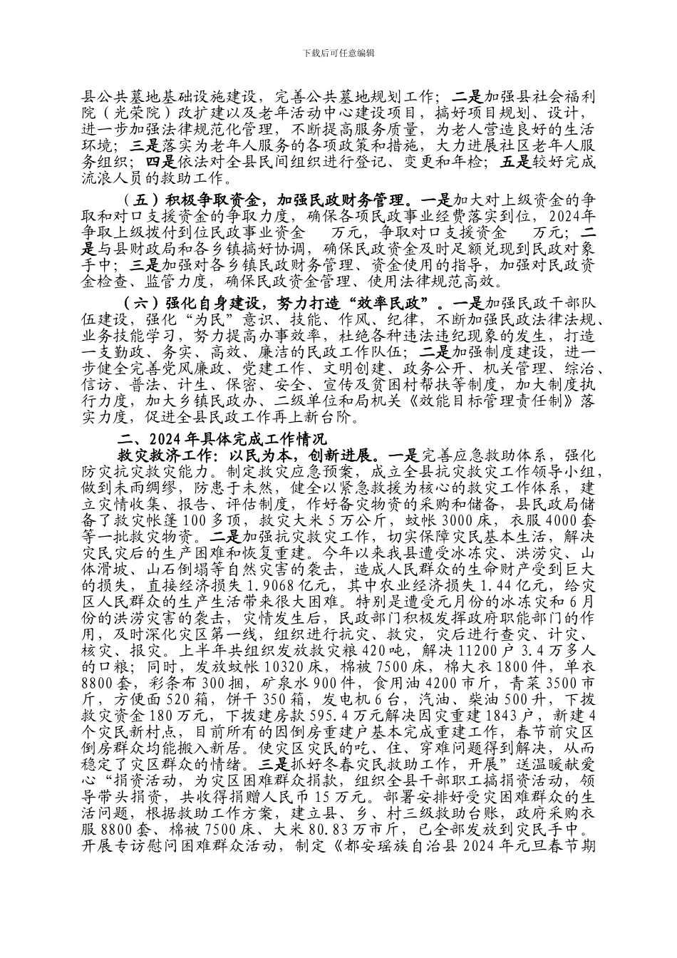 2024年民政工作总结_第2页