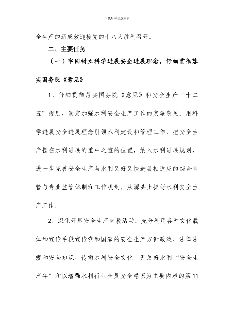 2024年水利安全生产工作要点_第2页