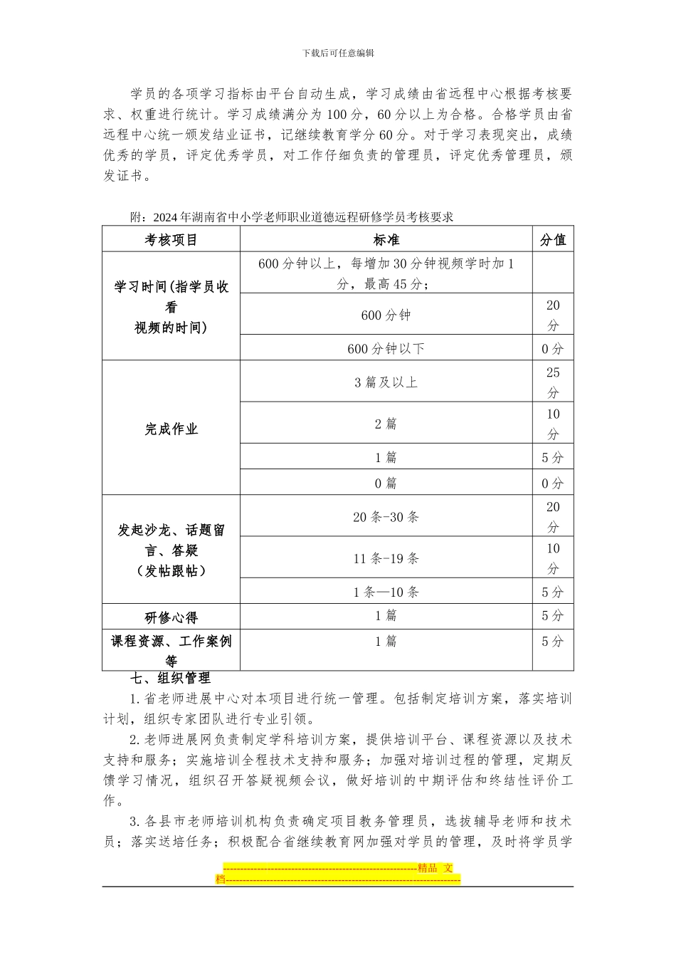 2024年湖南省中小学教师职业道德远程研修实施方案22_第2页