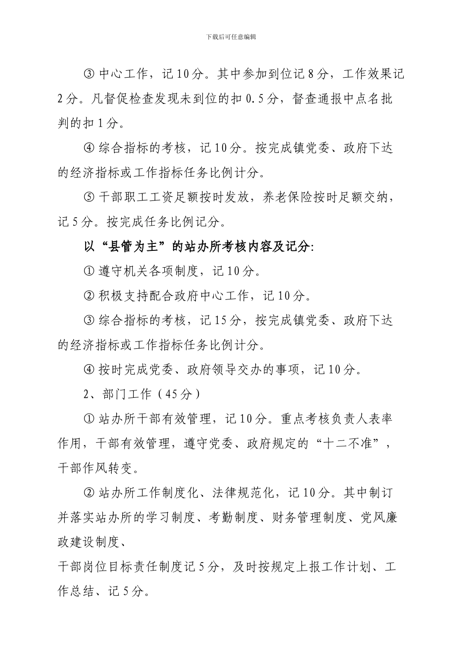 2024年站办所绩效考核办法_第2页