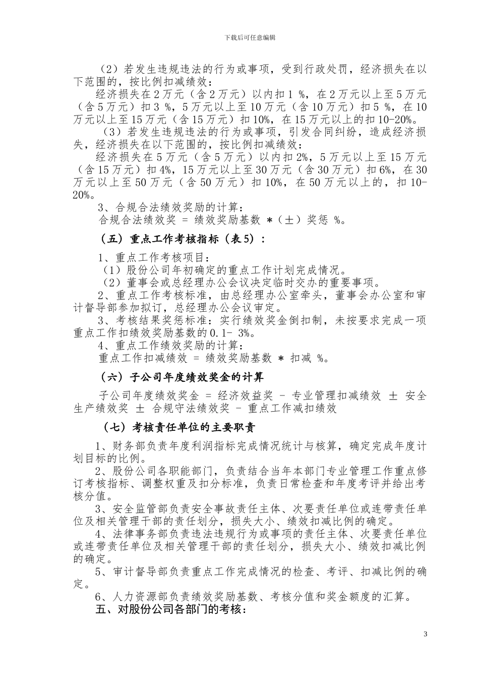 2024年综合绩效考核办法_第3页