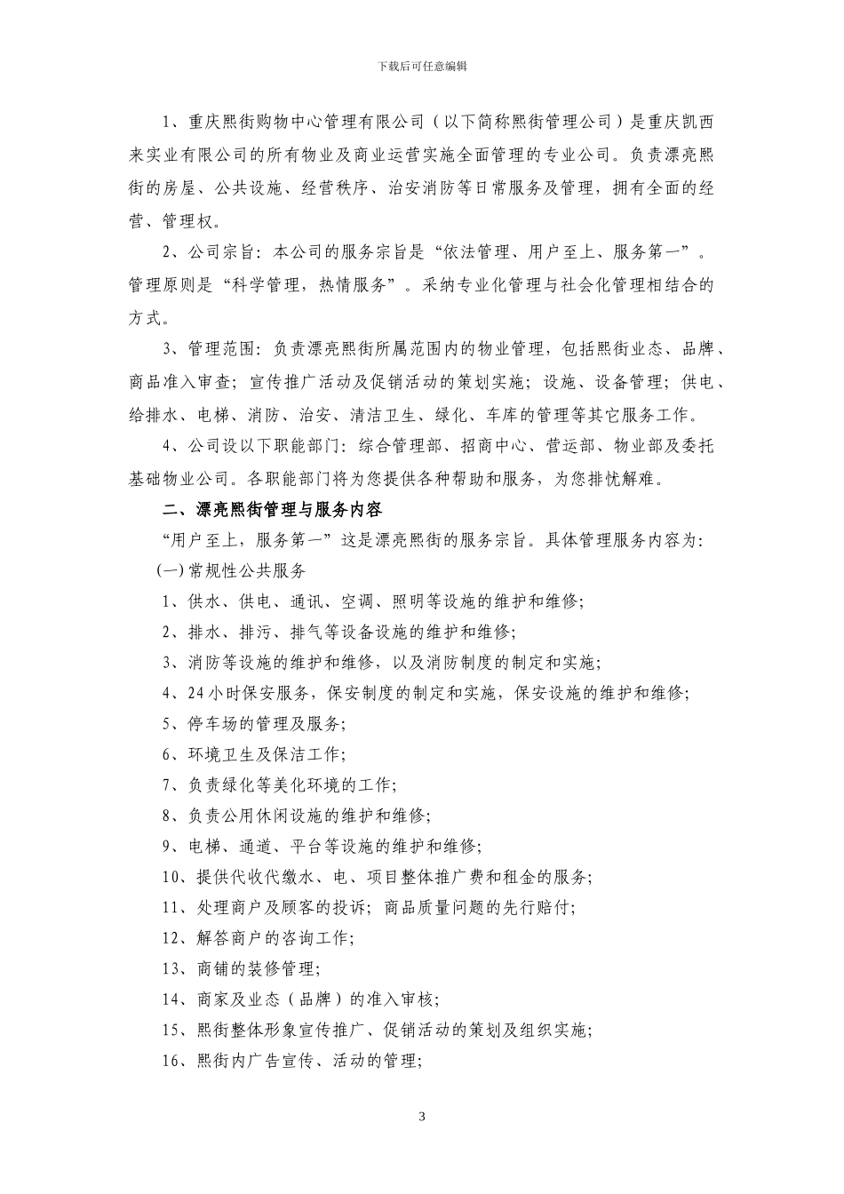 2024年美丽熙街商业运营管理手册_第3页