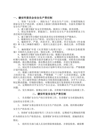 2024年职能机构安全生产责任制汇编