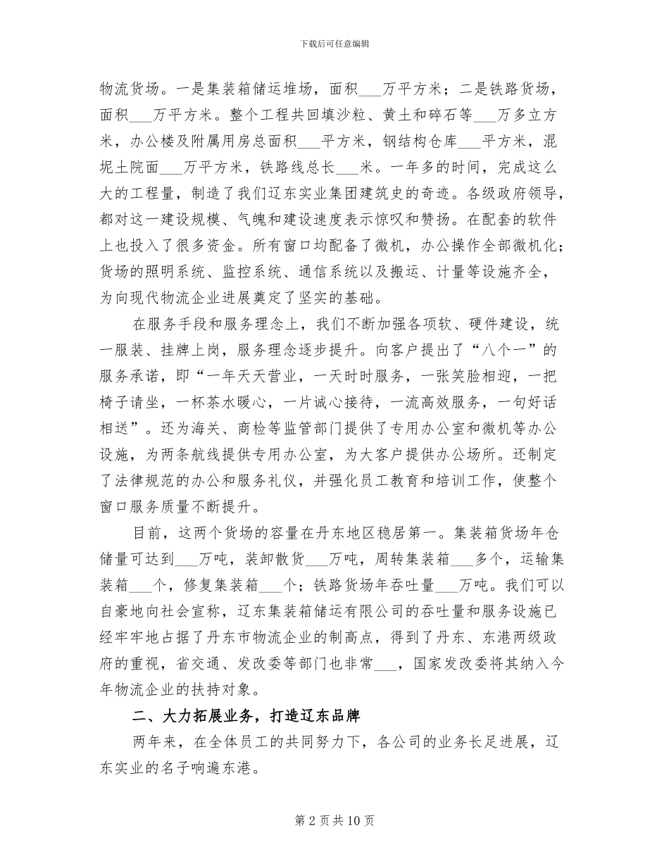 2024年集团公司工作总结_第2页