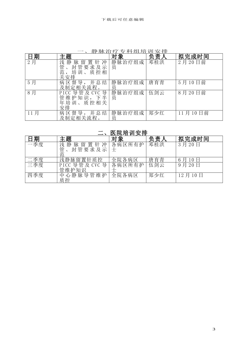 2024年静脉治疗小组工作计划_第3页