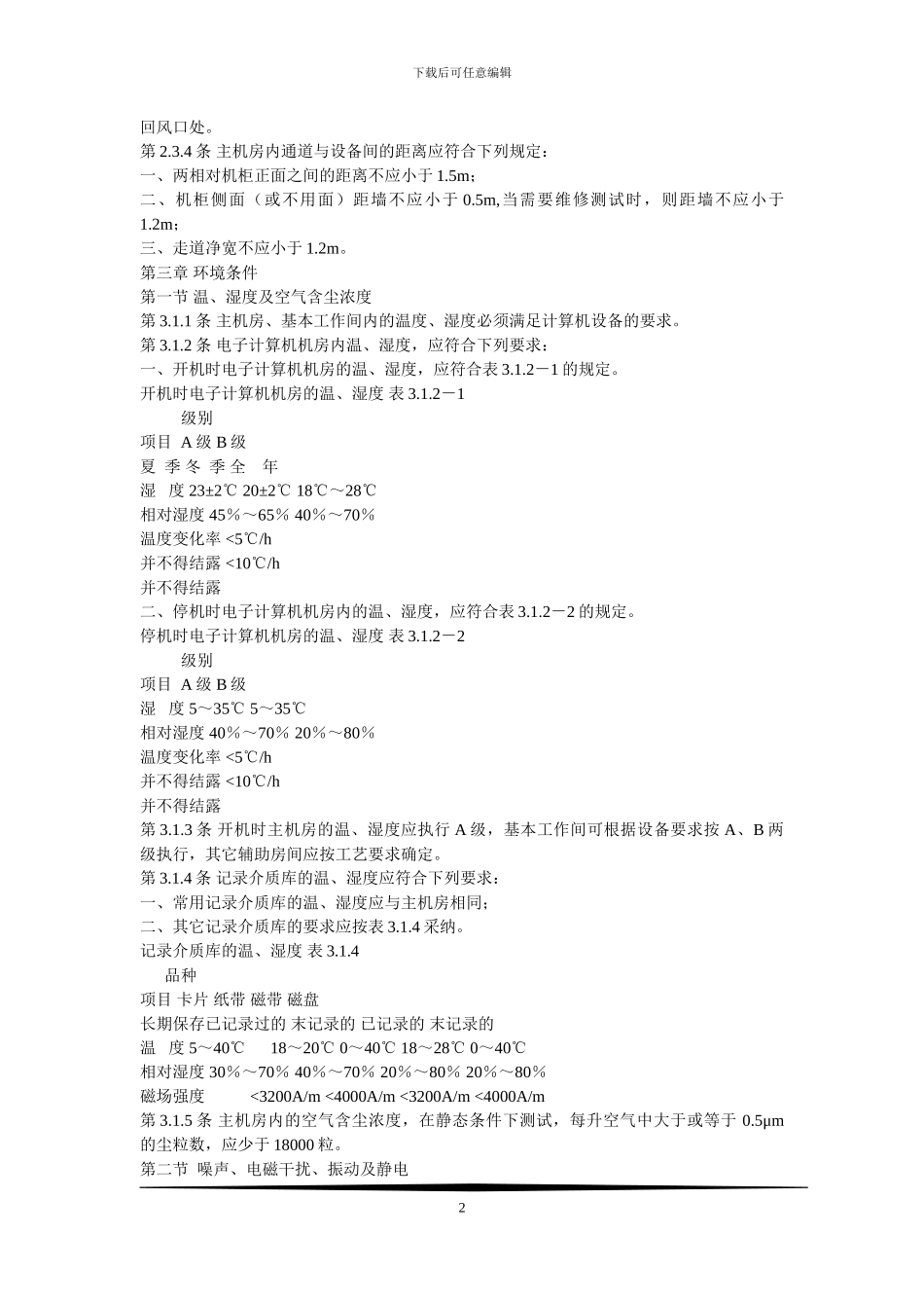 2024新编《电子计算机房设计规范》_第2页