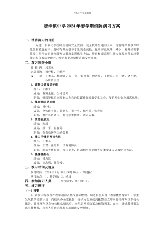 2024春季消防安全演练