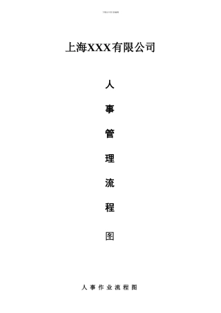 2024最新人事管理工作流程图大全